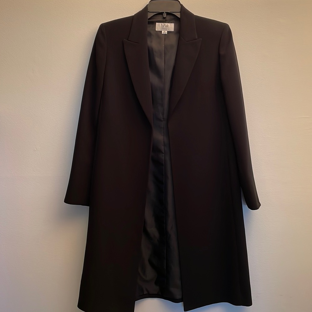 Black Le Suit long coat
